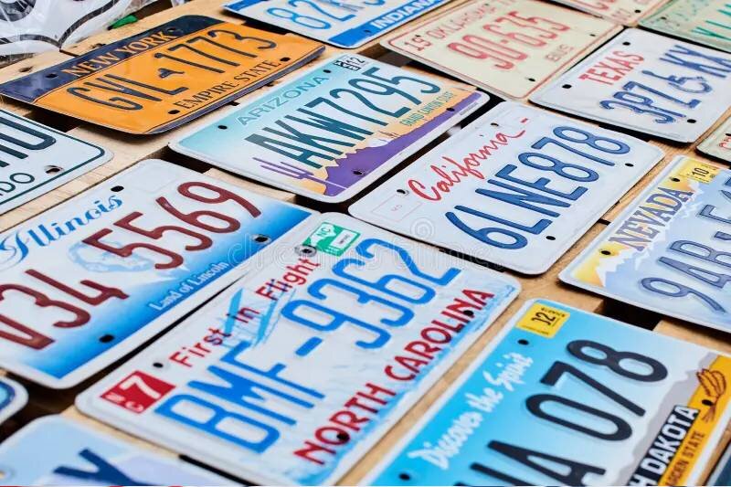 پلاک خودروها در آمریکا چه شکلی است؟