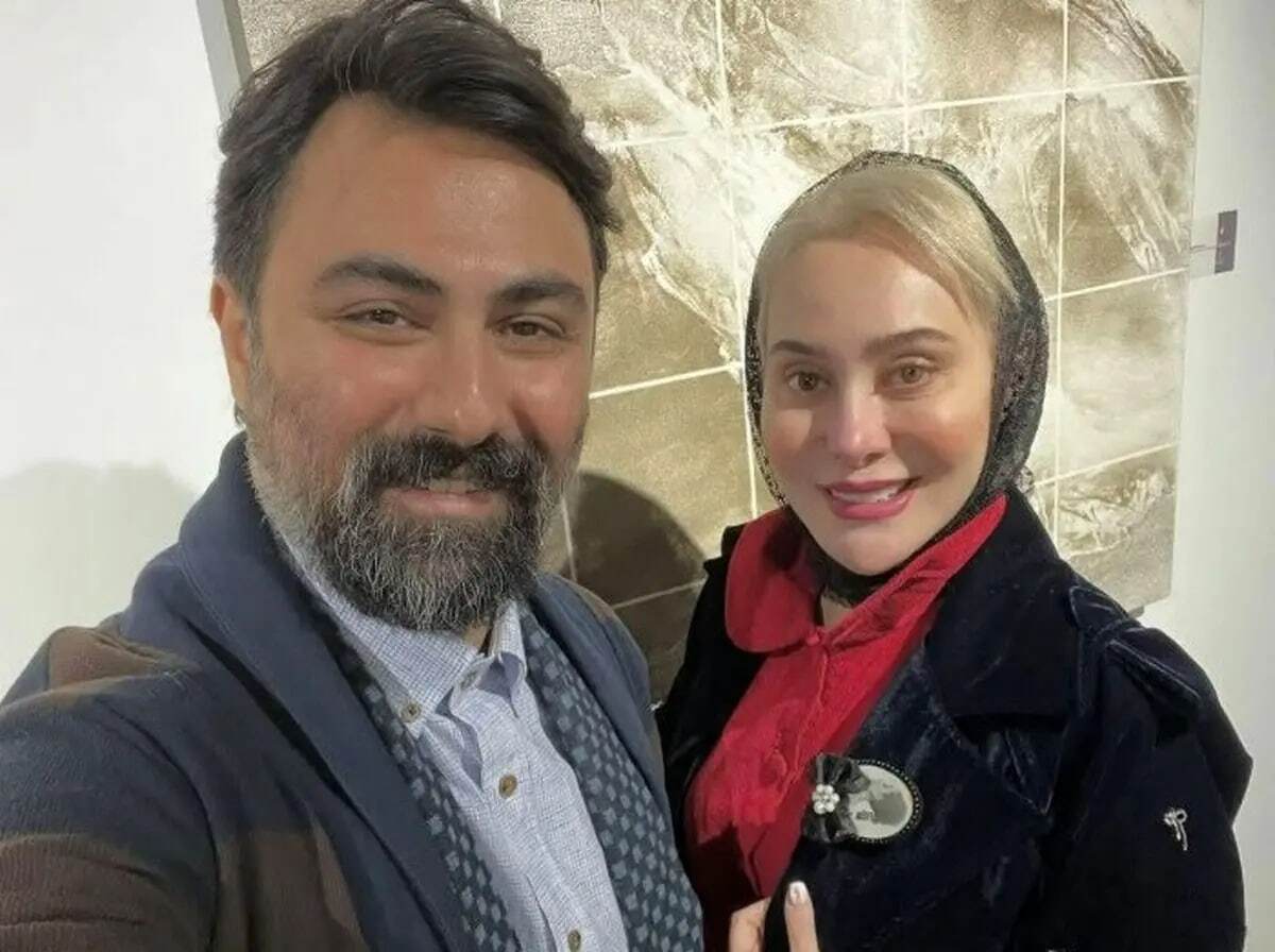 عکس/ متن عاشقانه آرام جعفری برای همسرش به مناسبت روز جهانی مرد