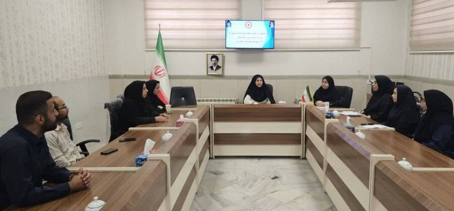 جلسه توجیهی تفاهم‌نامه احداث مسکن مددجویان در بهزیستی شاهین‌دژ
