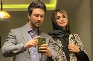 تیپ جذاب شاهرخ استخری و همسرش در بلژیک