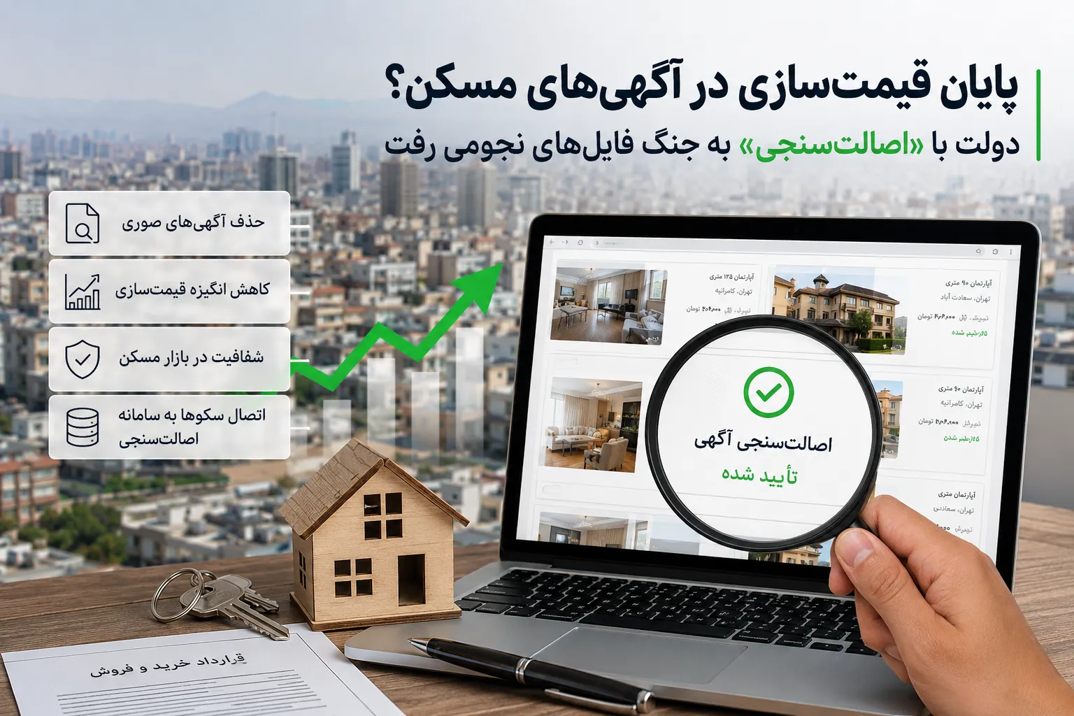 پایان قیمت‌سازی در آگهی‌های مسکن/ دولت با «اصالت‌سنجی» به جنگ فایل‌های نجومی رفت